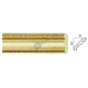 Карниз малый Decor Dizayn 155-933 Полистирол 2400*51*51 мм