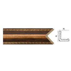 Уголок Decor Dizayn 140-1084 Полистирол 2400*81*81 мм
