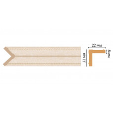 Цветной угол Decomaster 116M-18D ДМ (22*22*2400)